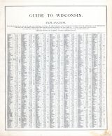 Wisconsin - Guide 1, United States 1885 Atlas of Central and Midwestern States